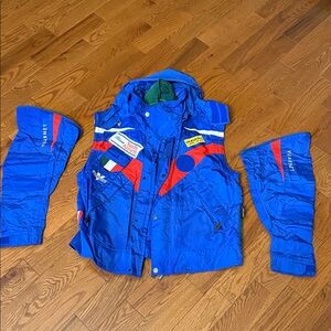 Vuarnet Blue Racing vest with detachable sleeves